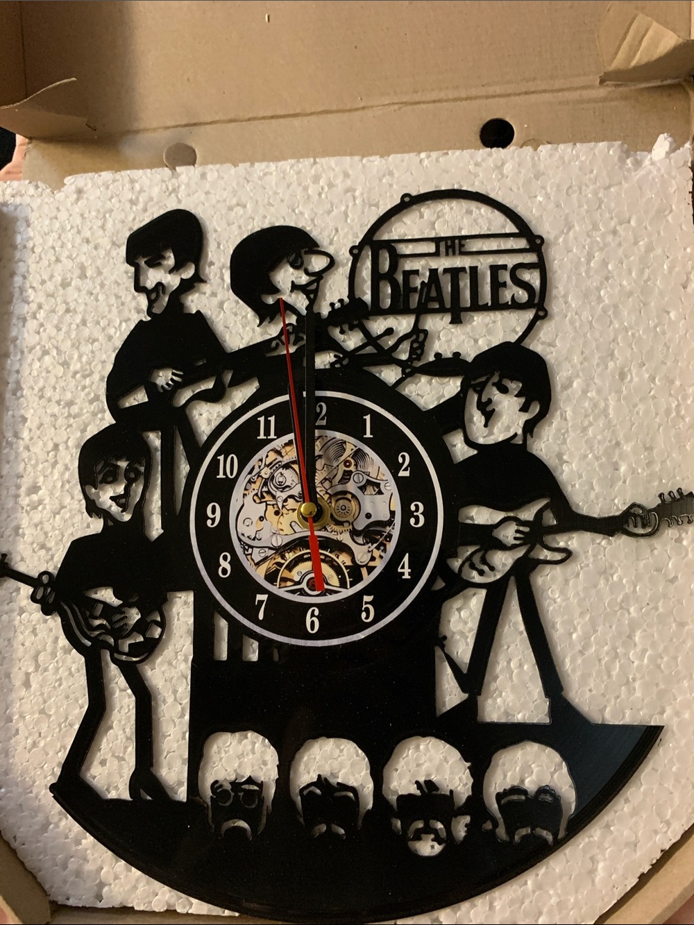 Beatles Custom Vinyl Record Wall Clock - Picture 5 of 6